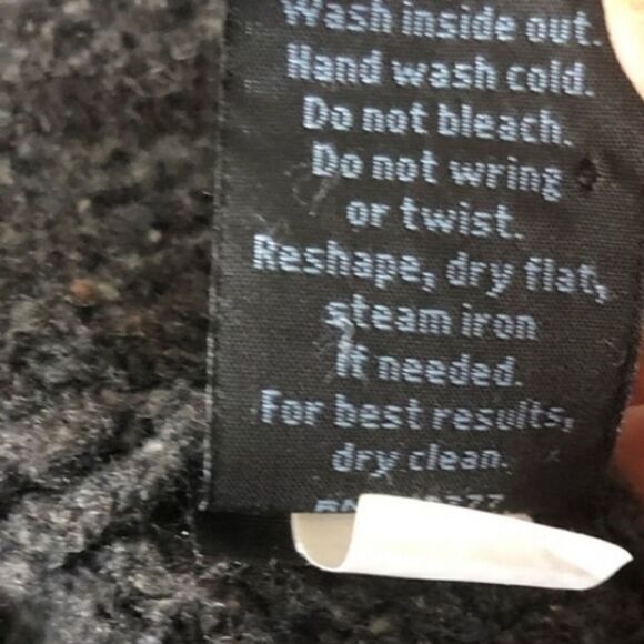 Marc Anthony M Zip Up Heather Gray WOOL Blend Knitted Pockets Men's Sweater - Picture 4 of 12